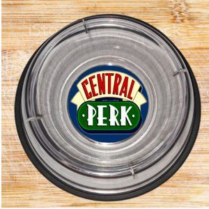 Central Perk FRIENS TV Show Snack Cereal Change Dish or Pet Bowl NEW holds 14 oz